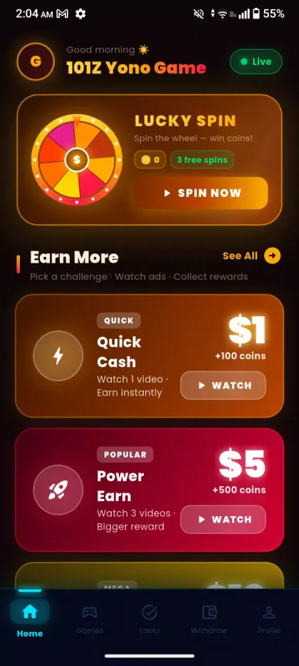 101Z Yono Game screenshot 1