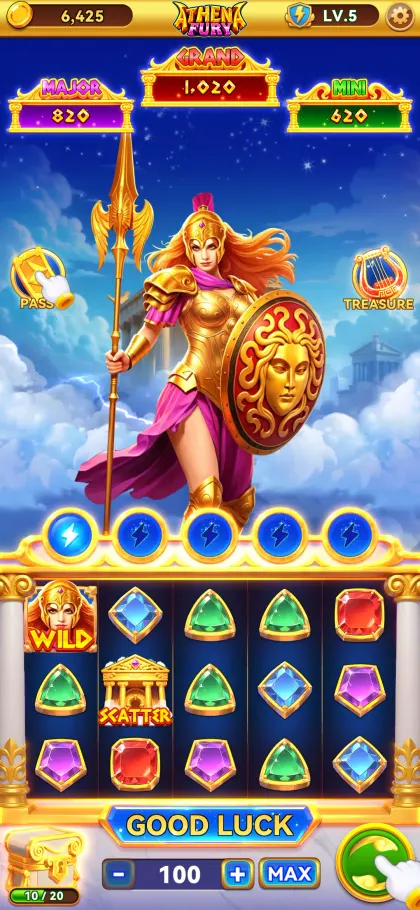 Athena Fury Slots screenshot 1