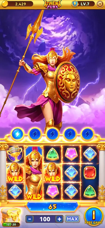 Athena Fury Slots screenshot 2