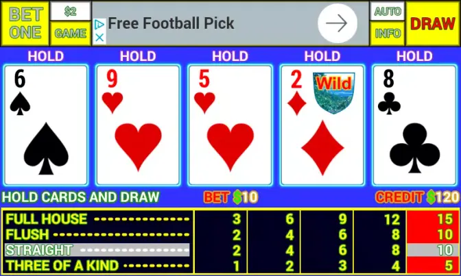Ax Video Poker screenshot 1