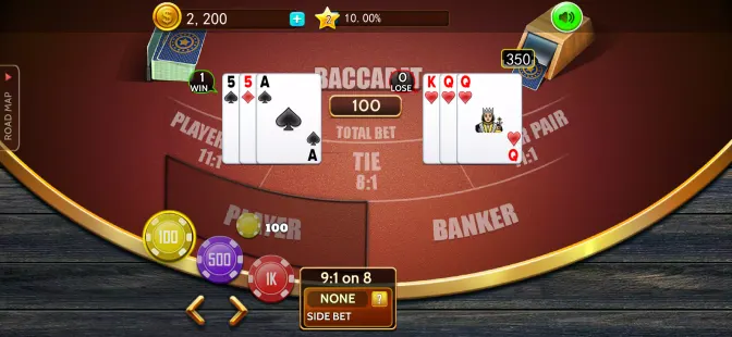 Baccarat casino offline card screenshot 6