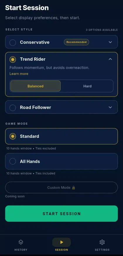 Baccarat Signal screenshot 6
