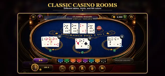 Blackjack 21: Casino Card Game screenshot 5