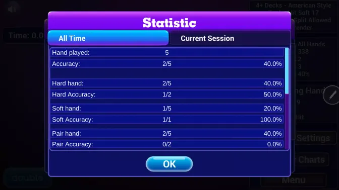 Blackjack Trainer All in one screenshot 6