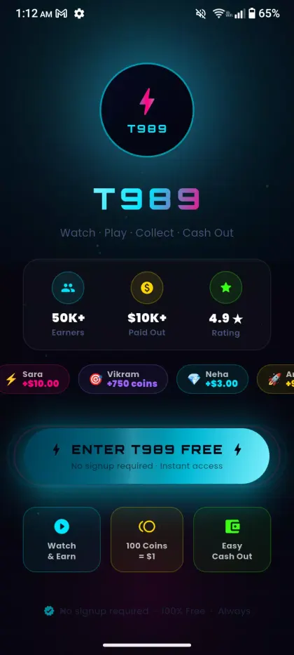 T989 screenshot 1