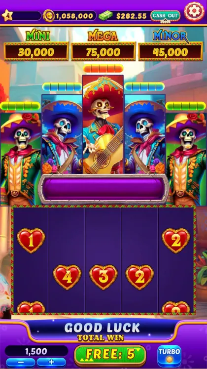 Dead and Love slots screenshot 2