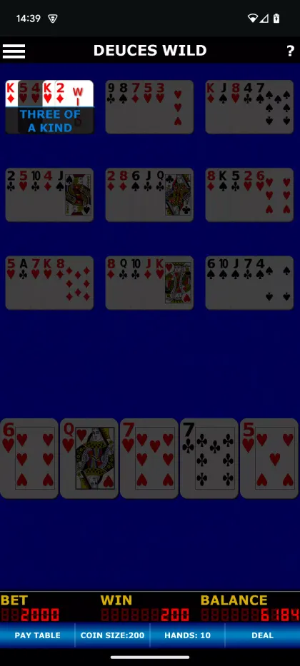 Deuces Wild Video Poker screenshot 6