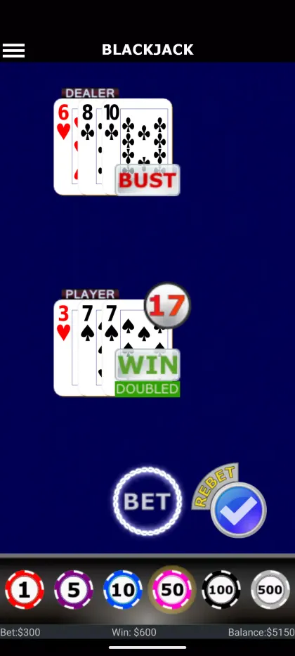 Double Exposure Blackjack screenshot 6