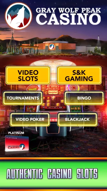 Gray Wolf Peak Casino Slots screenshot 1