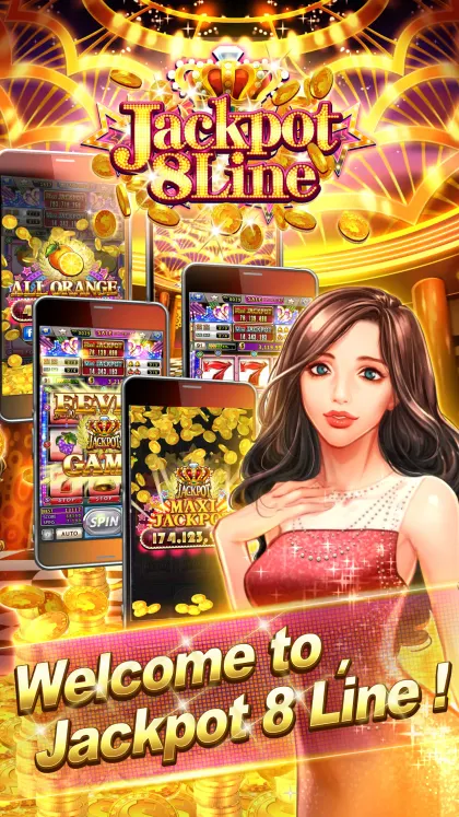Jackpot 8 Line Slots screenshot 1