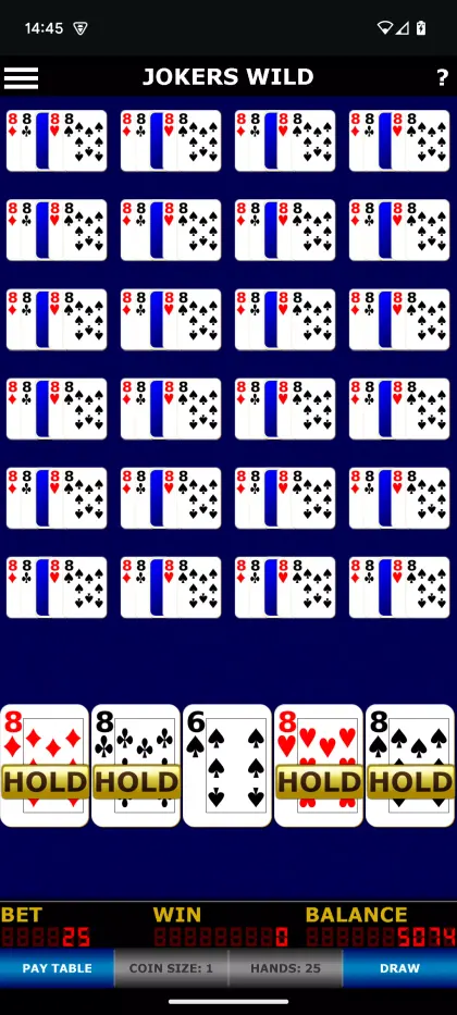 Joker Wild Video Poker screenshot 2