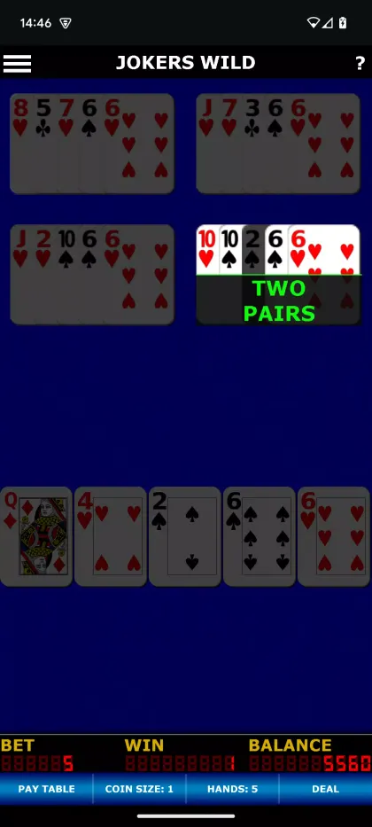 Joker Wild Video Poker screenshot 5