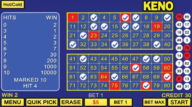 Keno Games - Vegas Casino Pro screenshot 6