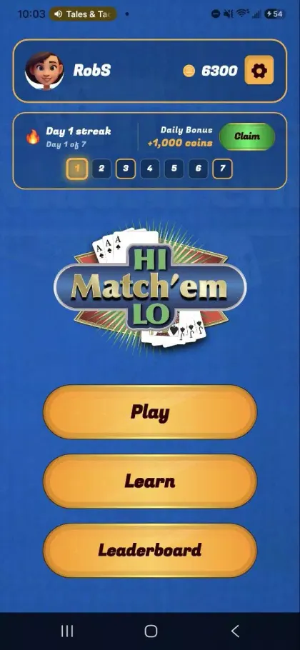 Match'em Hi-Lo screenshot 2