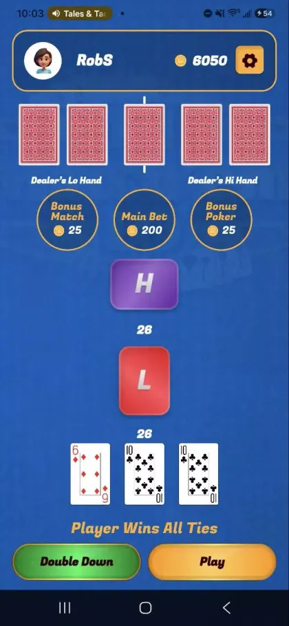 Match'em Hi-Lo screenshot 4
