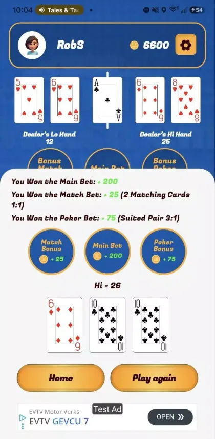 Match'em Hi-Lo screenshot 5