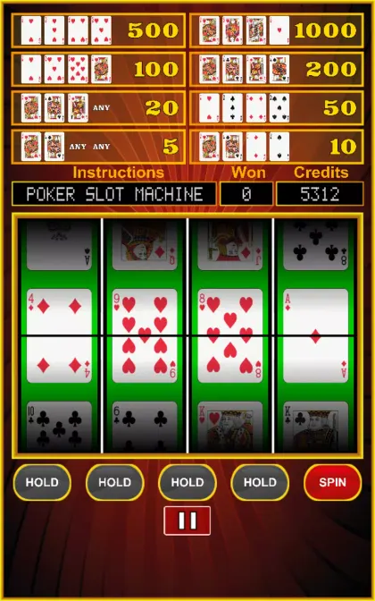 Poker Slot Machine screenshot 5