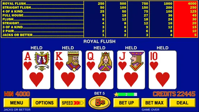 Video Poker ™ - Classic Games screenshot 3