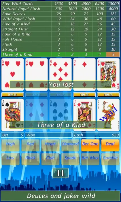 Video Poker Slot Machine screenshot 2