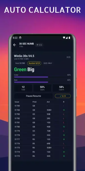 Wingo Colour Prediction Ai screenshot 3
